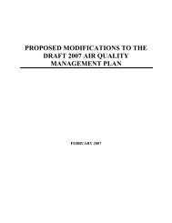 Proposed Modifications to the Draft 2007 AQMP - South Coast Air ...