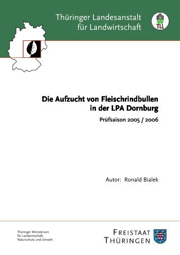 Thüringer Landesanstalt für Landwirtschaft - TLL