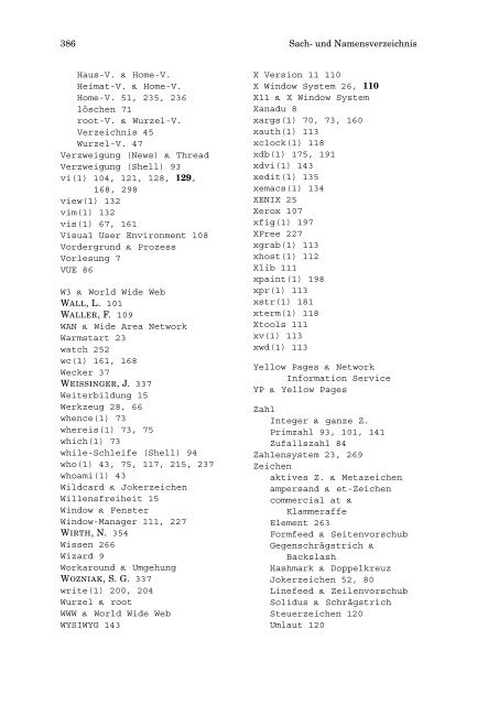 Einf ¨uhrung in UNIX - CIS