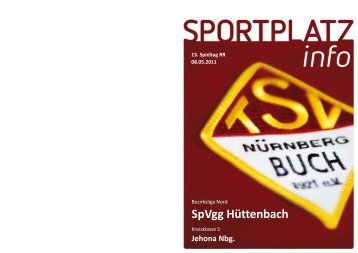 SpVgg Hüttenbach - TSV Nürnberg-Buch 1921 eV