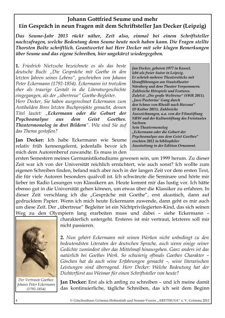 Göschenhaus-Journal 3/2012