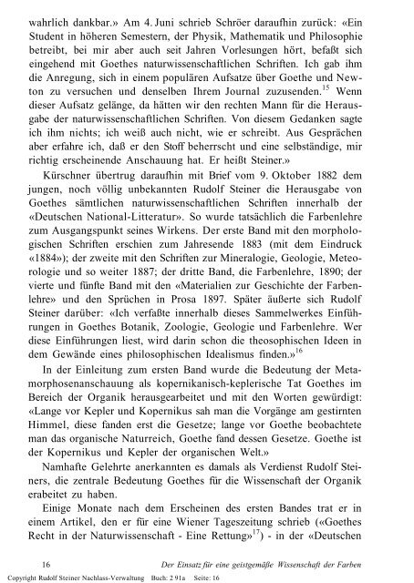 Freie Verwaltung des Nachlasses von Rudolf Steiner