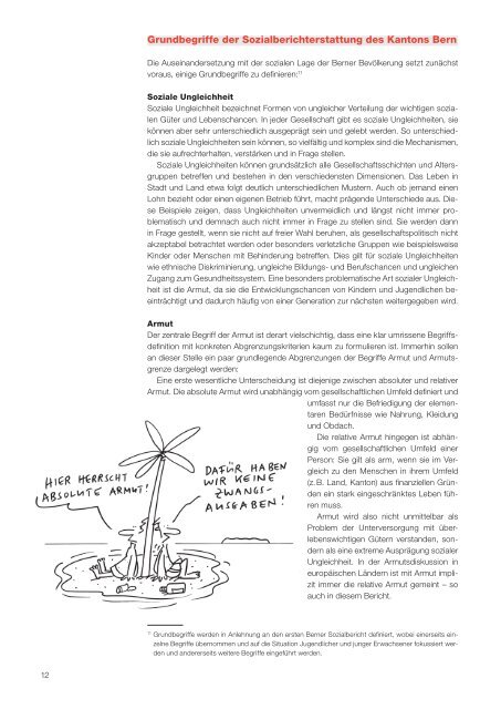 Sozialbericht 2010 Armut im Kanton Bern Fakten, Zahlen und ...
