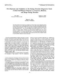 Development and Validation of the Eating Disorder Diagnostic Scale ...