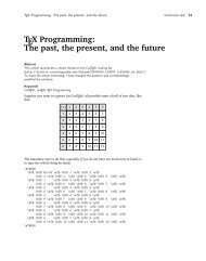 TEX Programming: The past, the present, and the future