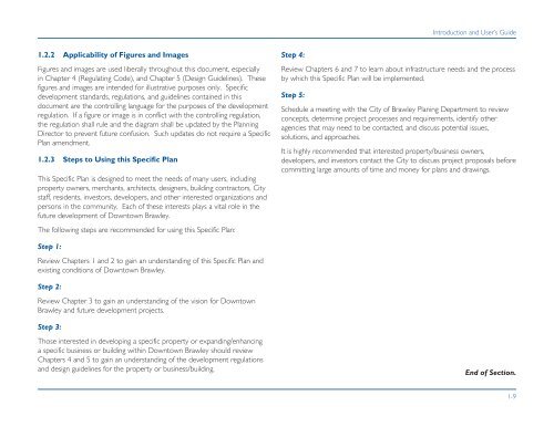 Downtown Specific Plan - Part 1 - City of Brawley