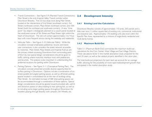 Downtown Specific Plan - Part 1 - City of Brawley