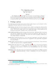 The libgreek package 1 Package options - TeXdoc Online • TeX and ...