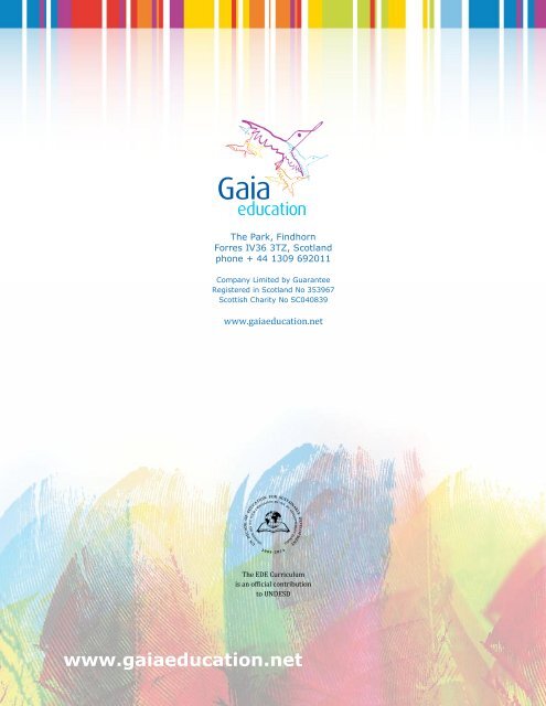 EDE Curriculum 2012.pdf - Gaia Education