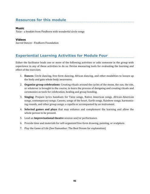 EDE Curriculum 2012.pdf - Gaia Education