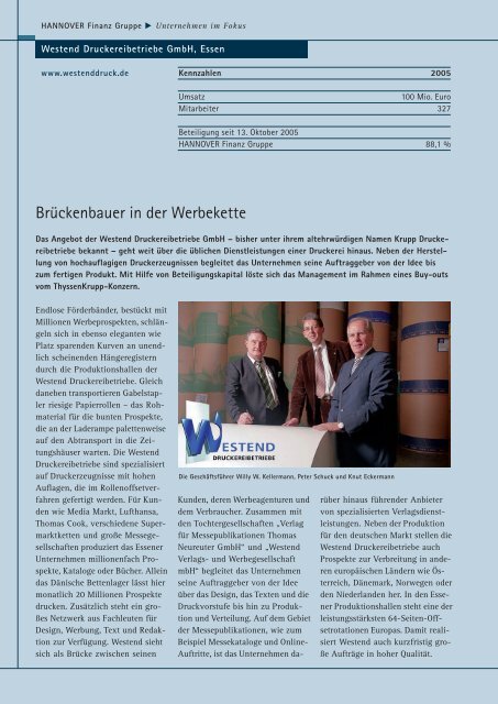 Download der Unternehmensgeschichte | 271 kb - Hannover Finanz ...