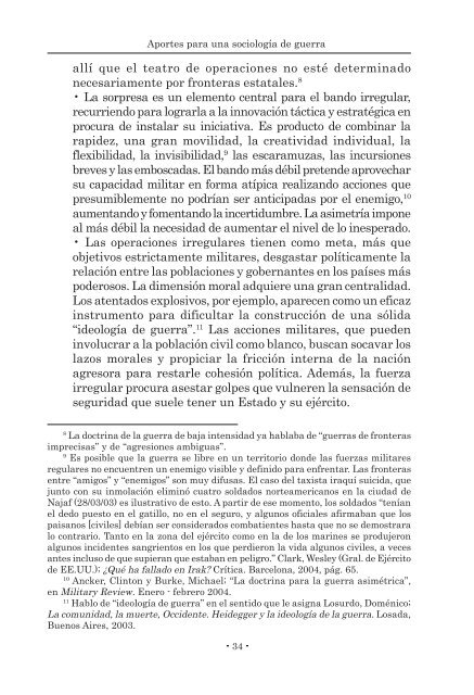 Aportes para una sociología de la guerra.pmd - Facultad de ...