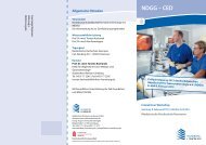 CED-Workshop - Norddeutsche Gesellschaft für Gastroenterologie eV