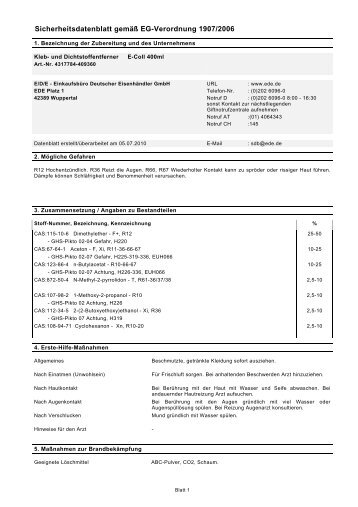 KLEB- UND DICHTSTOFFENTFERNER SPRAY E-COLL.pdf - Tegral