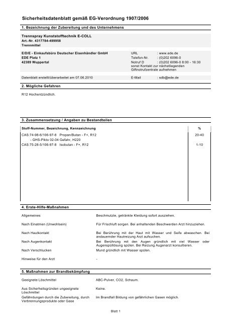 Trennspray Kunststofftechnik E-COLL.pdf - Tegral