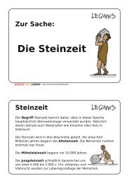 Die Steinzeit - Legimus