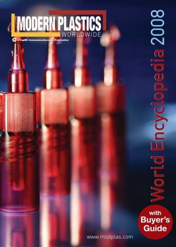 Modern Plastics 2008 World Encyclopedia - dae uptlax