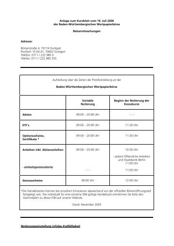 14. Juli 2006 - Logo | boerse-stuttgart.de