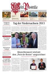 Wöltipostille Ausgabe 11 | Oktober 2012 - Klostergut Wöltingerode