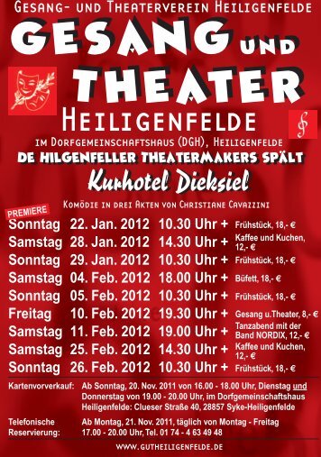 Kurhotel Dieksiel - und Theaterverein Heiligenfelde