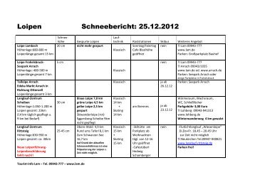 Schneebericht Lam 25.12.12