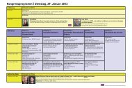 Kongressprogramm | Dienstag, 29. Januar 2013 - Learntec