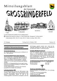 Mitteilungsblatt - Großrinderfeld