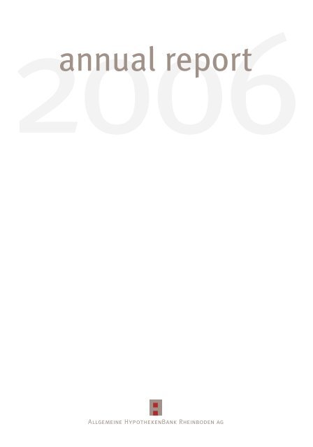 annual report - Corealcredit Bank AG