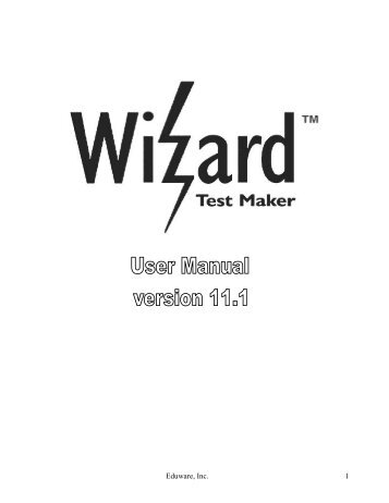 Printable Manual - Eduware