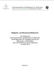 Jahresbericht 2010.pdf - Pharmazeutische Gehaltskasse