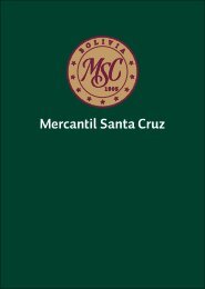 Todos los triunfos nacen cuando nos - Banco Mercantil Santa Cruz
