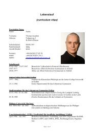 Lebenslauf (curriculum vitae) - nachhilfelehrer-latein.de