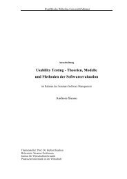 Usability Testing - Theorien, Modelle und Methoden - Institut für ...