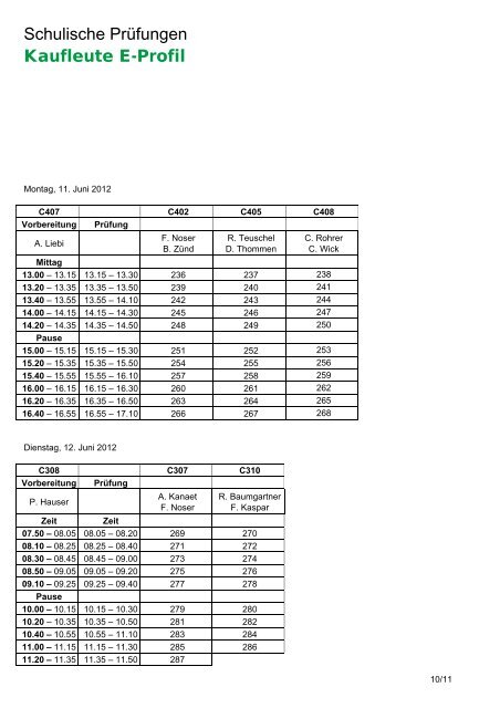 Qualifikationsverfahren 2012 Kaufleute E-Profil 2009 bis 2012 ...