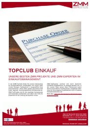 TOPCLUB EINKAUF - ZMM Zeitmanager München GmbH