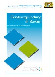 Existenzgründung in Bayern - Servicezentrum Forschung und ...