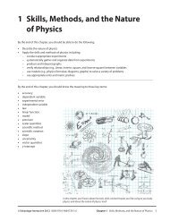 1 Skills, Methods, and the Nature of Physics - BC Science Physics 11