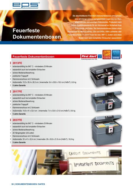 Brandschutzkatalog 2012/2013 - EPS-Vertrieb