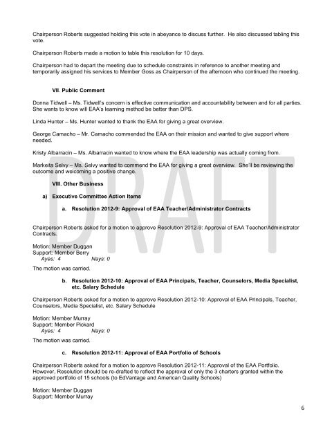 Board Meeting Minutes TEMPLATE - State of Michigan