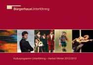 Download Programmheft 2012 - Bürgerhaus Unterföhring