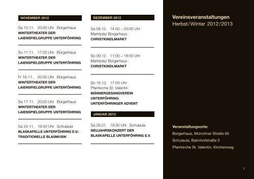 Download Programmheft 2012 - Bürgerhaus Unterföhring