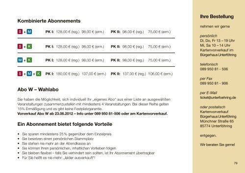 Download Programmheft 2012 - Bürgerhaus Unterföhring