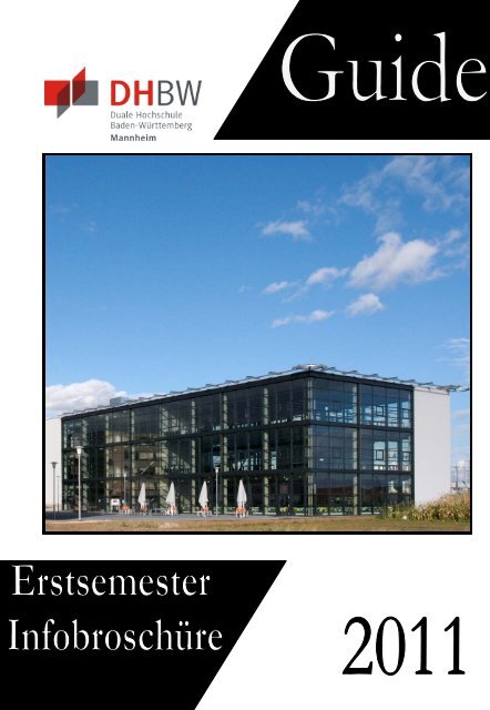 Ersti-Guide 2011 - Studierendenvertretung - DHBW Mannheim