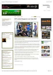 Edvantage - NYP creates Singapore's own 'Usain Bolt' - Nanyang ...