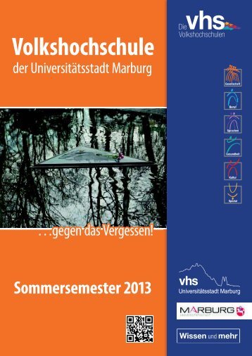 Sprachen - Volkshochschule Marburg