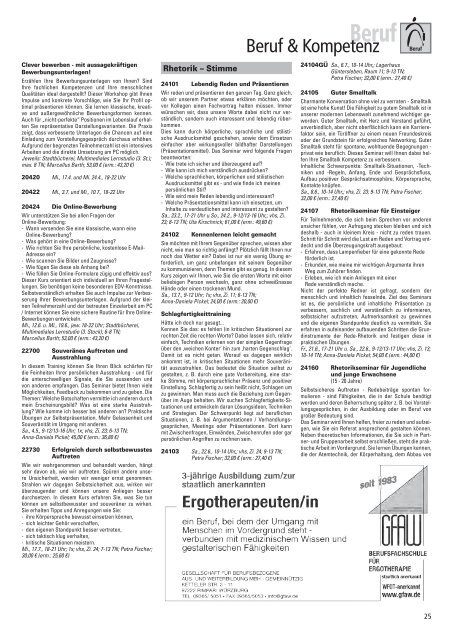 Programmheft 1 / 2013 - VHS Würzburg