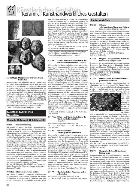 Programmheft 1 / 2013 - VHS Würzburg