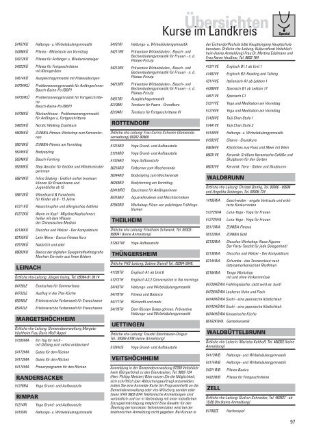 Programmheft 1 / 2013 - VHS Würzburg