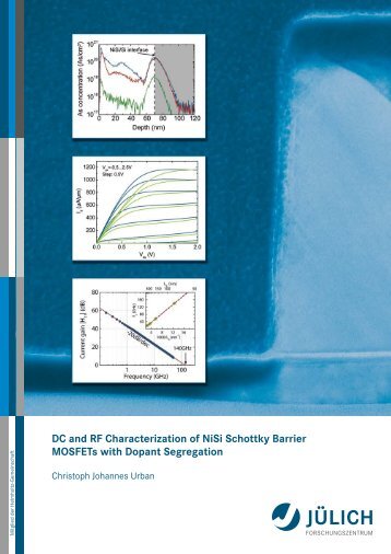 DC and RF Characterization of NiSi Schottky Barrier MOSFETs with ...