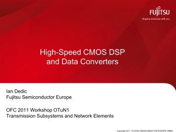 Fujitsu Standard Tool - OFC/NFOEC